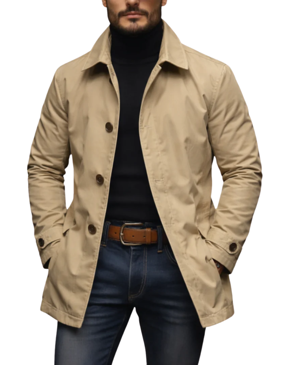 HAVBRIS | Trenchcoat til herrer