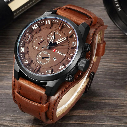 Legacy Leather Chronograph Watch