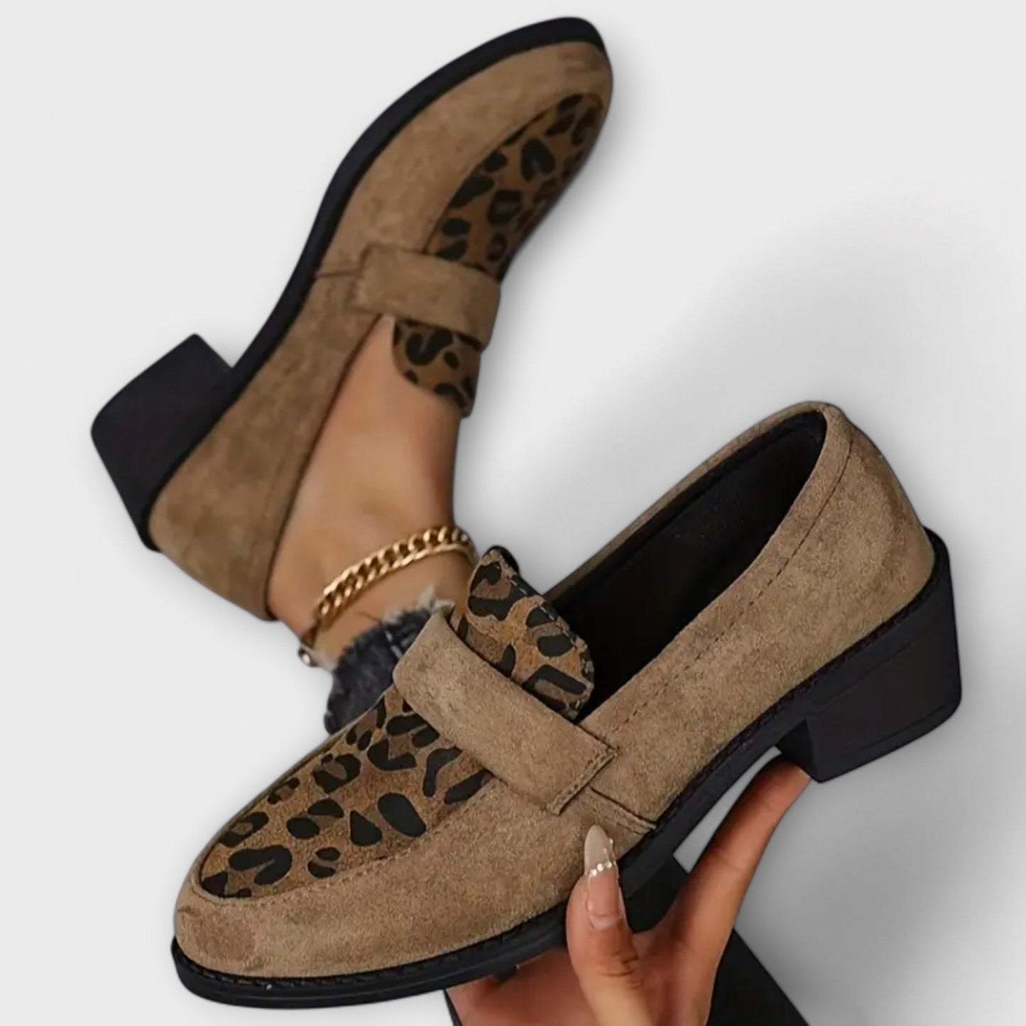 Karla | Elegante Damestøvler med Leopardprint