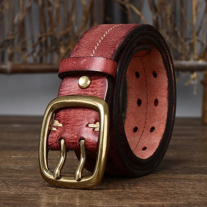 Rebel with the Outrider meat suede belt for a bold style