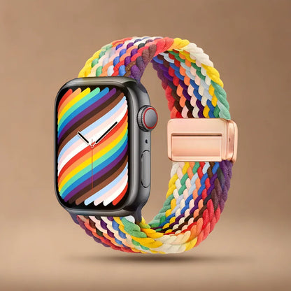 Stilvolles geflochtenes Armband für die Apple Watch