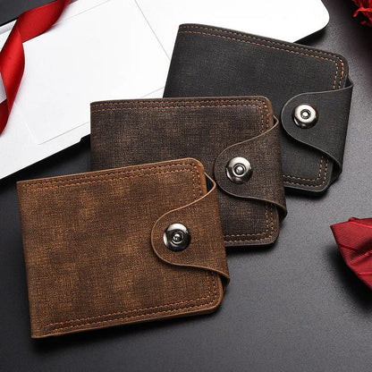 Wallet with push button lock Ironclad