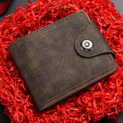 Wallet with push button lock Ironclad
