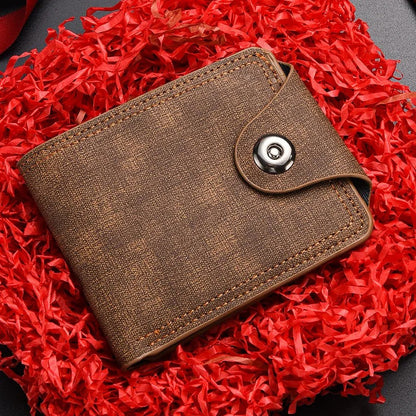 Wallet with push button lock Ironclad